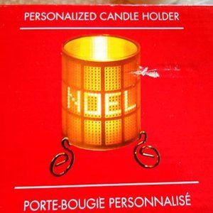 Candle Holder - Personalize your own Message